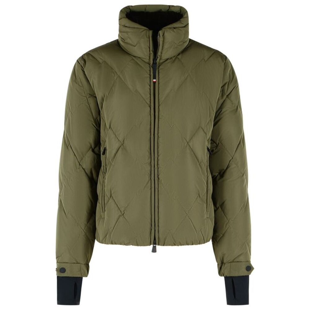 Moncler Grenoble 'Bramans' Olive Green Polyester Jacket Men